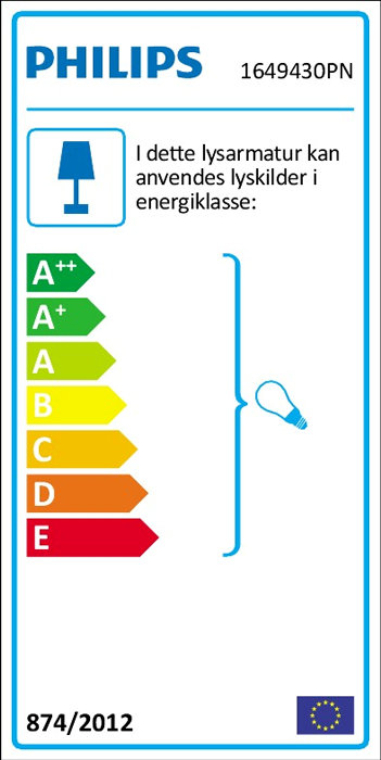Vägglampa Alpenglow Philips